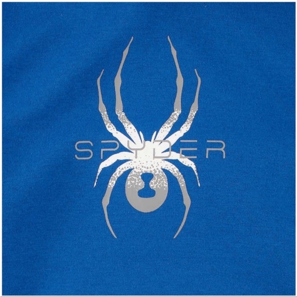 NWT Spyder Youth Pullover Hoodie with Kangaroo pocket BLUE - size L (14/16) - Picture 4 of 8